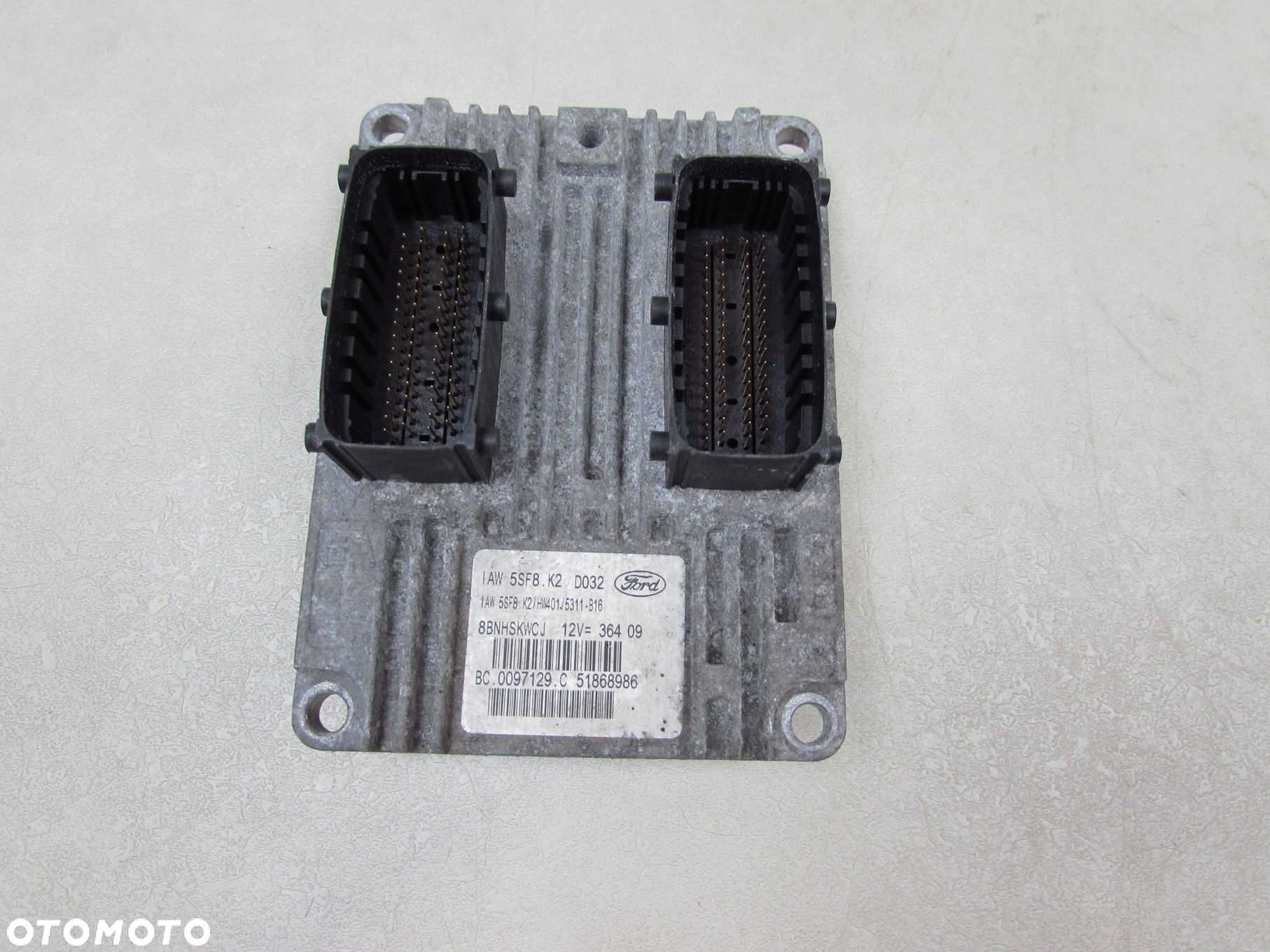FORD KA MK2 II 1.2 KOMPUTER STEROWNIK SILNIKA 51868986 IAW5SF8K2 08-16 - 2