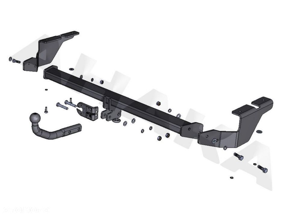 Hak Holowniczy Odkręcany Do Citroen C5 I Break Kombi 2001-2004 - 3