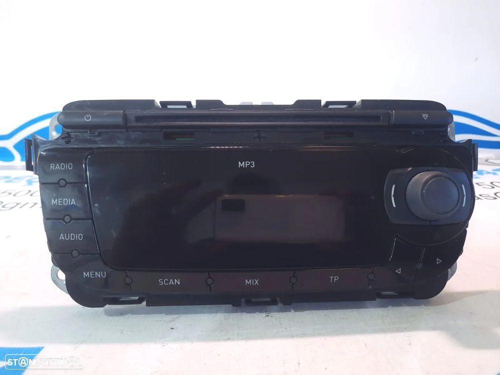 RADIO AUTORADIO LEITOR CD MP3 SEAT IBIZA IV 4 MK4 6J 6J2035153C 6J2035153 ALTEA 5P DISPLAY COMANDOS COMUTADOR PAINEL CONTROLO COMUNICAÇÃO - 1