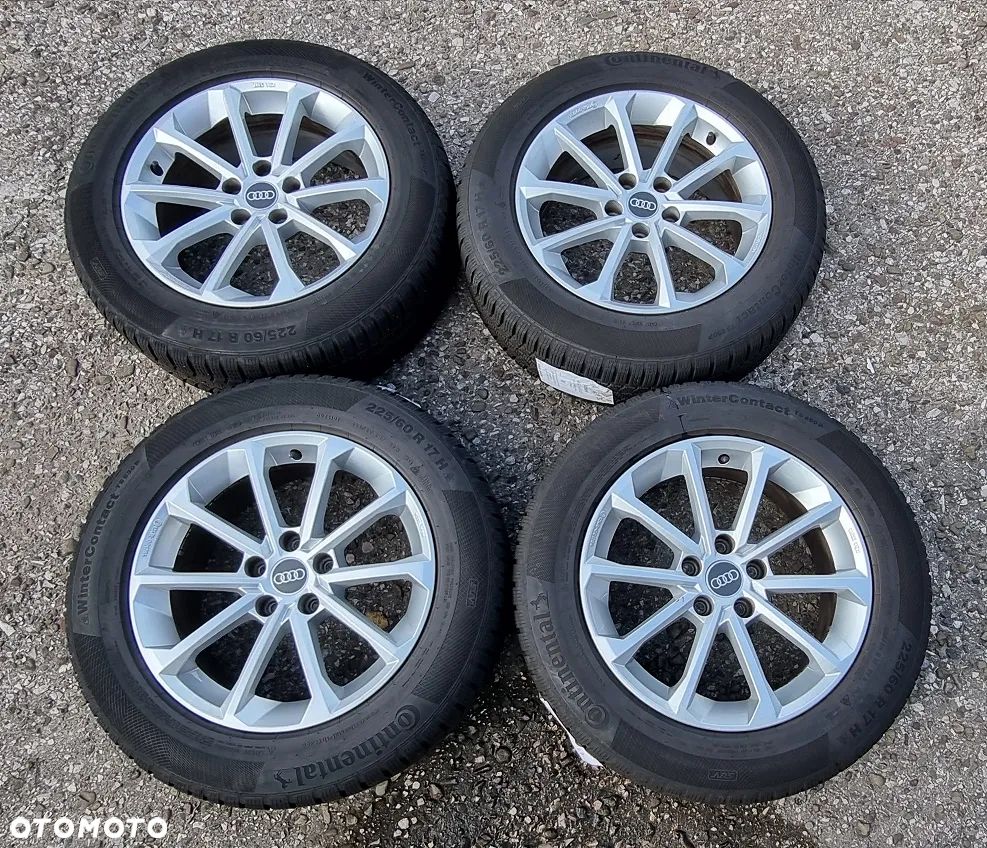 4x koła opony felgi zima Audi A6 A7 A4 A5 VW Seat Skoda Continental WinterContact TS 850 P 225/60/17 225/60R17 5x112 - 1