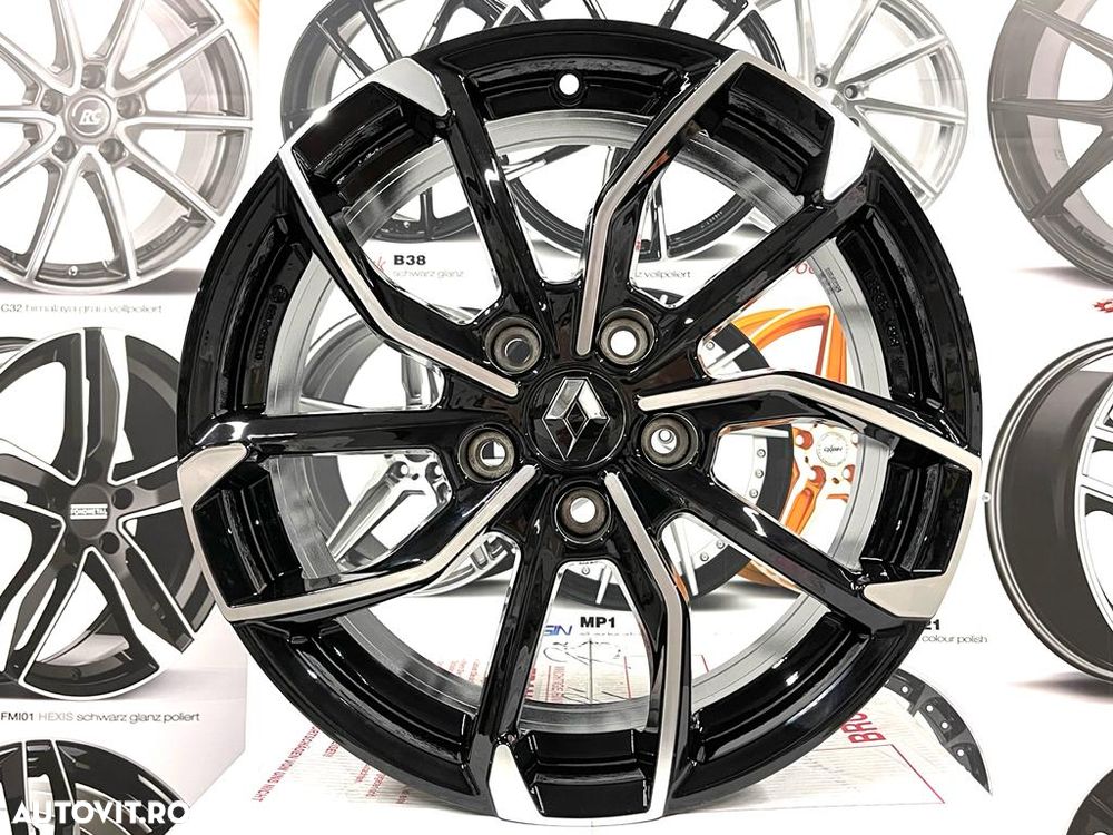 Jante Renault Arkana, Captur new, Espace, Megane, Laguna, Kadjar, Koleos, Scenic, Talisman, noi, 18 inch - 2
