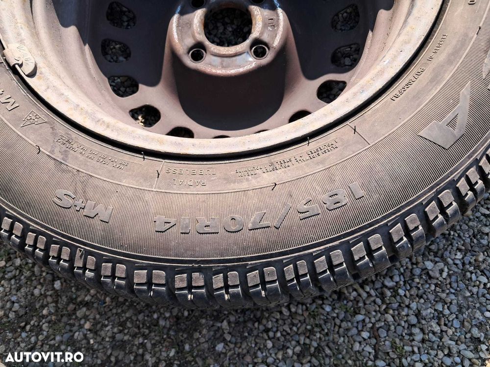 Opel Corsa D, Meriva, Corsa C, roata roti cu jante de tabla pe 14 - 5