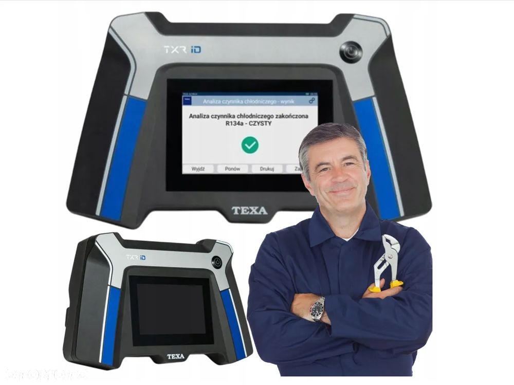 Analizator czynnika TEXA TXR iD R1234yf R134a mobilny AC - 7