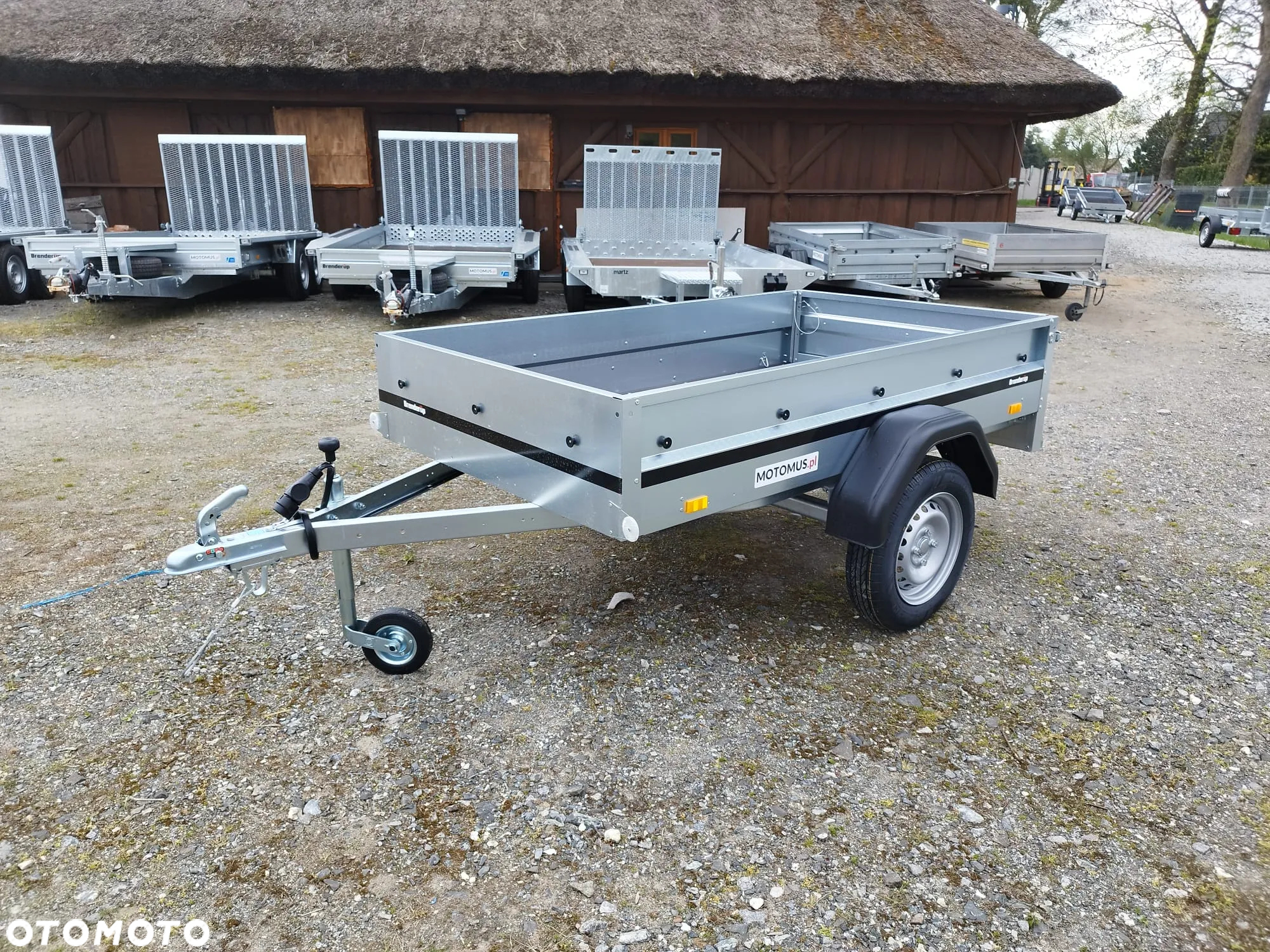 Brenderup Przyczepa Brenderup 1203S UB 203x116x35 1 oś 750kg nowa HIT CENOWY plandeka płaska gratis - 11