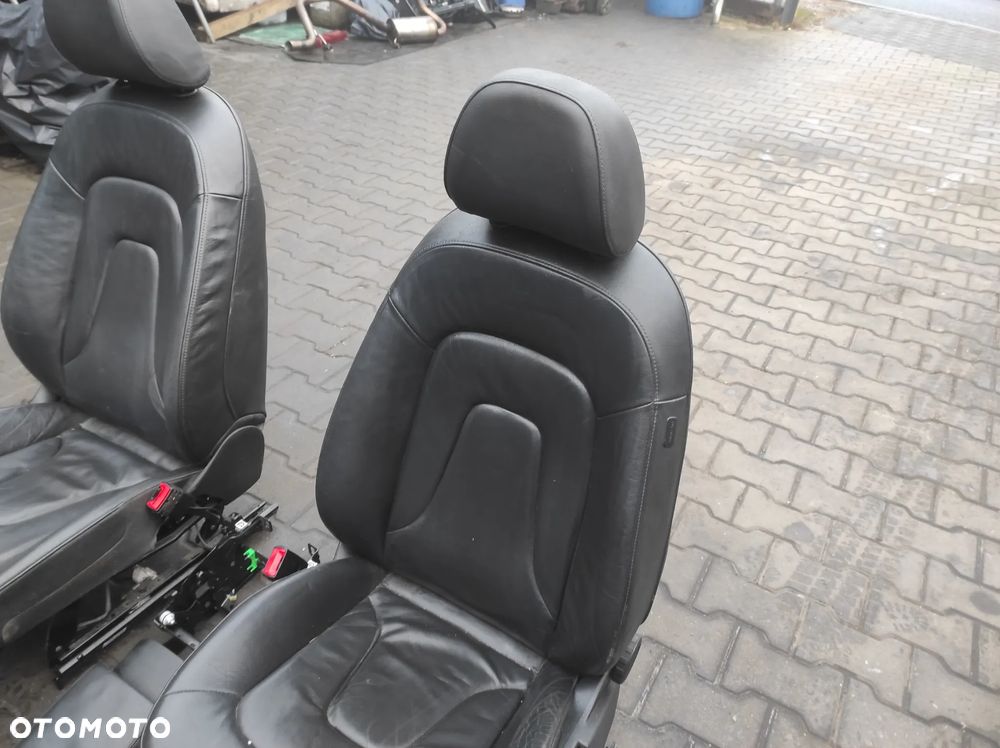 AUDI A4 B8 SEDAN FOTELE SKÓRZANE SKÓRA PODGRZEWANE KOMPLET WYSYŁKA !!!! - 15