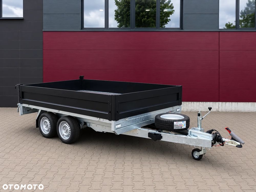 Besttrailers Przyczepa wywrotka TIPPER 4,0 x 2,0m DMC 3500 kg 2 osie pompa manualna PRODUCENT - 1
