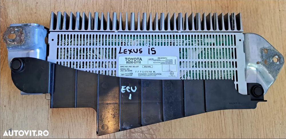 Amplificator audio statie Pioneer cod: 86280-53110 compatibil cu Lexus IS 2005-2006-2007-2008-2009-2010-2011-2012-2013 is220 is250 is350 Toyota Prius 3 2009-2015, Toyota Rav 4 III, Toyota Camry 2012-2017 Toyota Corolla 2006-2012 - 1