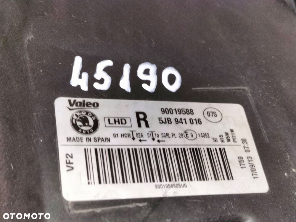lampa przednia reflektor prawa skoda rapid 12-17 - 8