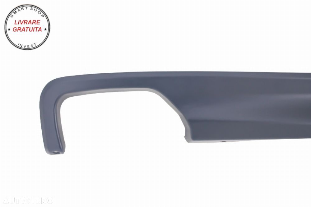 Difuzor de aer cu evacuare dubla BMW Seria 5 F10 F11 (2011-2017) 550I Design- livrare gratuita - 4