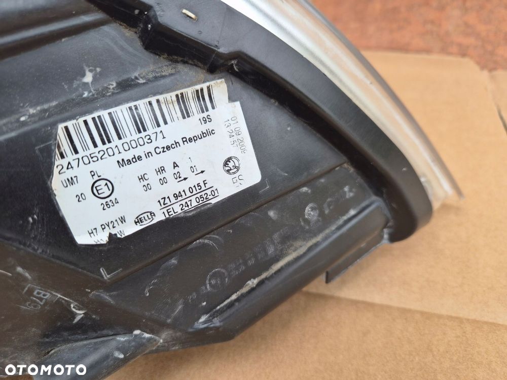 lampa przednia lewa skoda octavia ii lift xenon oryginał - 9