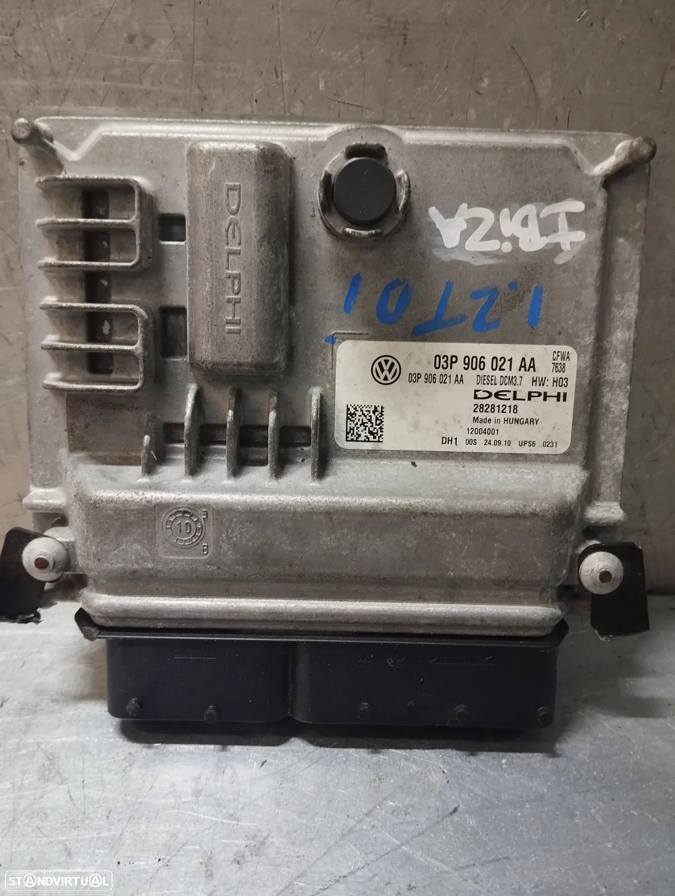 CENTRALINA DO MOTOR SEAT IBIZA IV 6J 1.2TDI REF 03P906021AA 28281218 DCM3.7 - 1