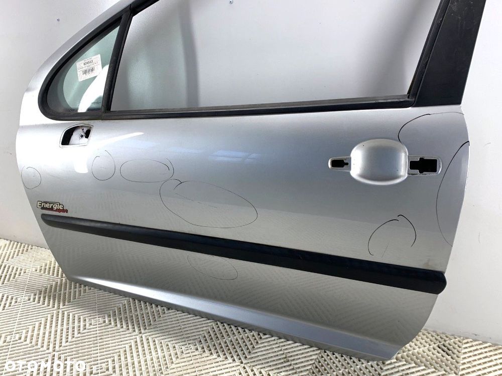 DRZWI LEWY PRZÓD  PEUGEOT 207 (WA_, WC_) 2006 - 2015 1.4 53 kW [72 KM] benzyna 2006 - 2013 - 2
