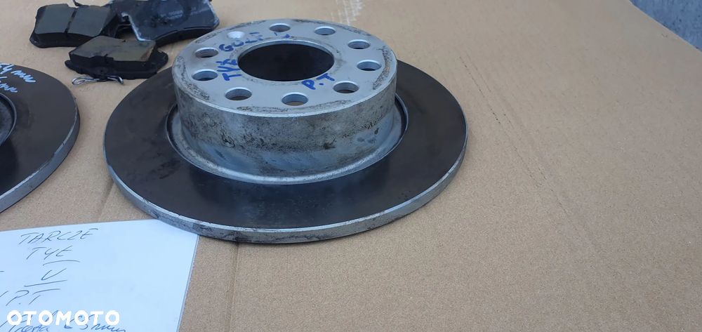 Tarcze hamulcowe klocki tył tylne VW Golf V 2.0 SDI - 5