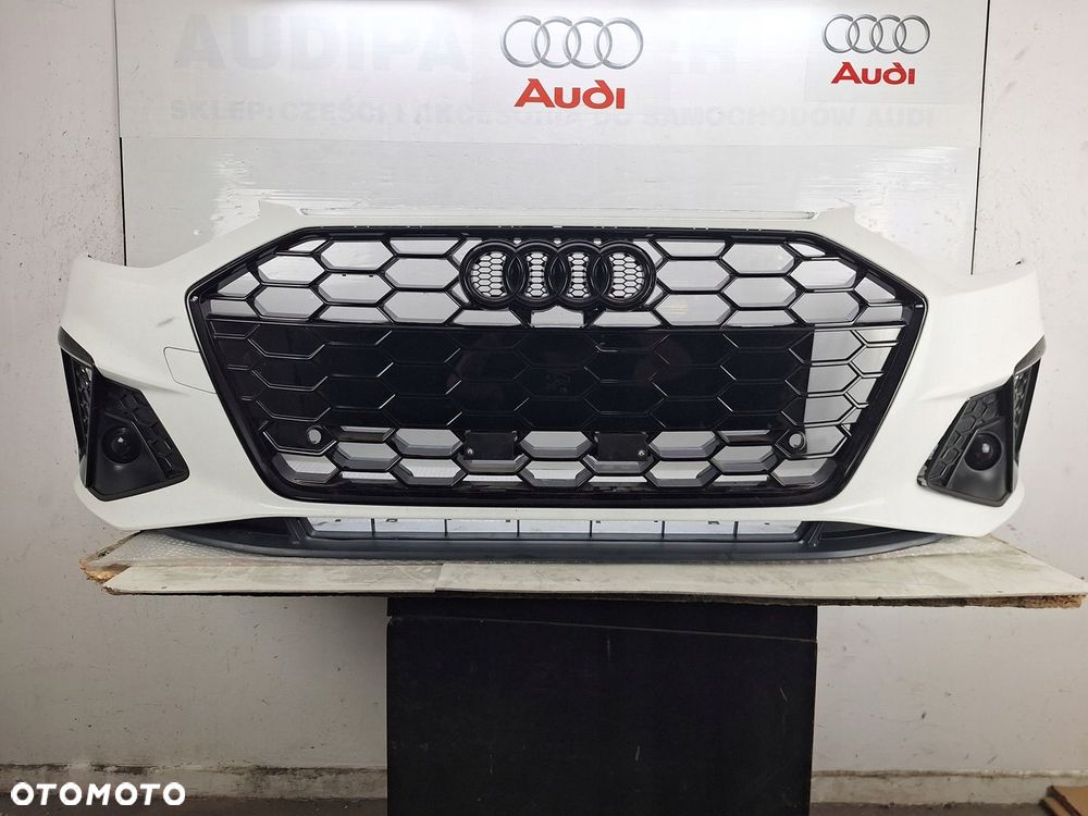 ZDERZAK AUDI A4 S-LINE 8W 8W0 B9 2020-2024 LIFT PO LIFTINGU LIFCIE BLACK OE - 1