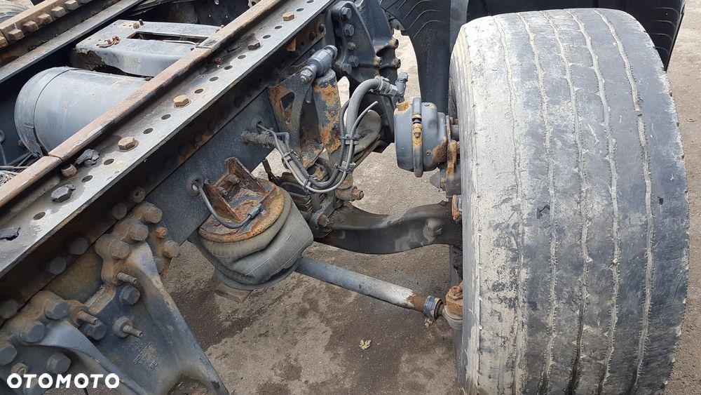OS PODNOSZONA SKRETNA SCANIA 6X2 RESORY ELEMENTY ZAWIESZENIA - 2