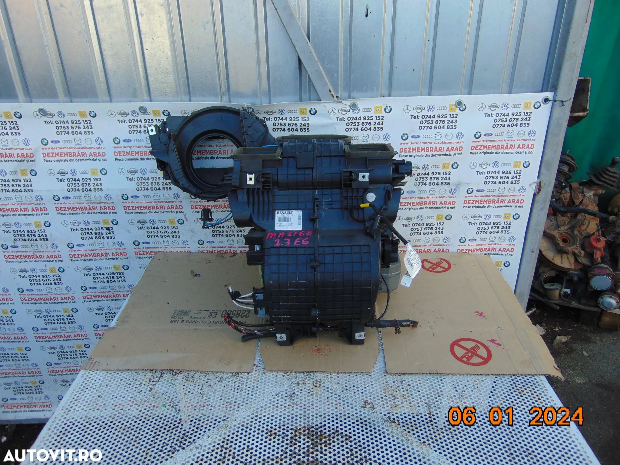 Aeroterma Renault Master 2016-prezent Opel Movano tulumba carcasa aeroterma radiator motoras - 1