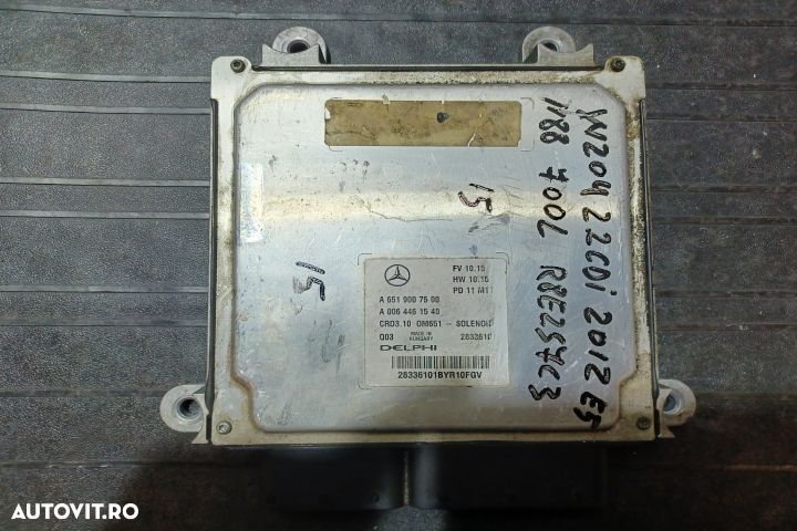 Calculator motor ECU A6519007500 - 2.2 CDI A6519007500 - 2.2 CDI Merc - 2