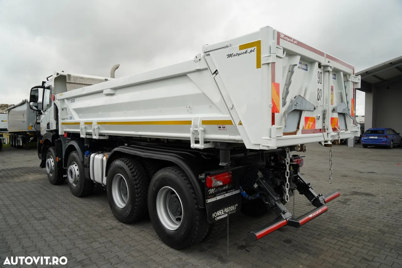 Iveco X-WAY 480 / 8X4 / BASCULATOR DUBLU / HIDRAULIC LATERAL / CLAPETĂ HIDRAULICĂ / AUTOMAT / IMPORTAT - 13