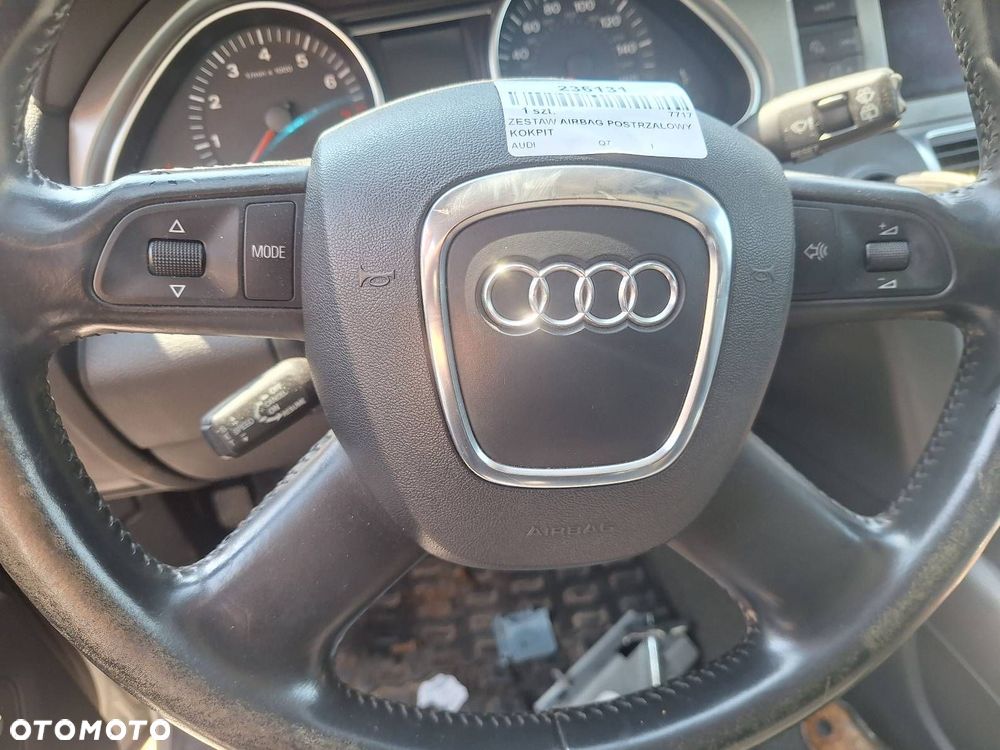 ZESTAW AIRBAG POSTRZAŁOWY KOKPIT AUDI Q7 4L I - 3