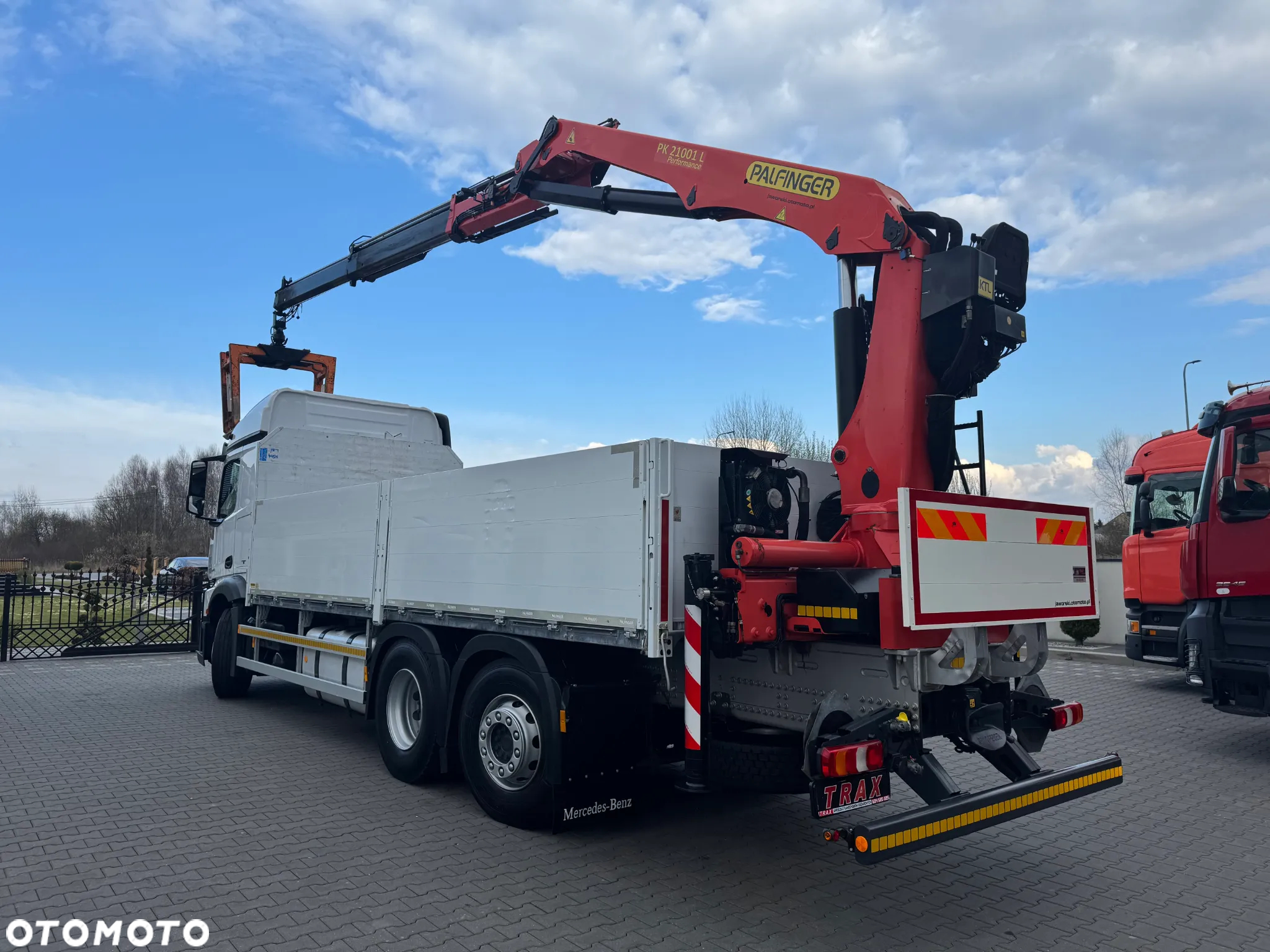 Mercedes-Benz Actros 2545 6x2 HDS Palfinger 21001L, OŚ SKRĘTNA, SUPER STAN !!! - 9