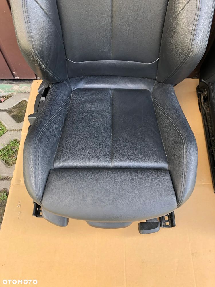 BMW F30 F31 F20 M-PAKIET GRZANE FOTEL LEWY PRAWY CZARNA SKÓRA - 6