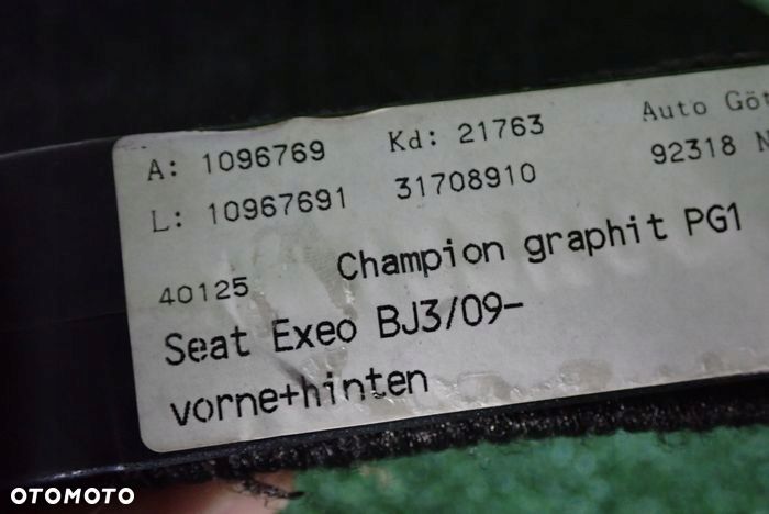 SEAT EXEO dywaniki samochodowe kpl - 5