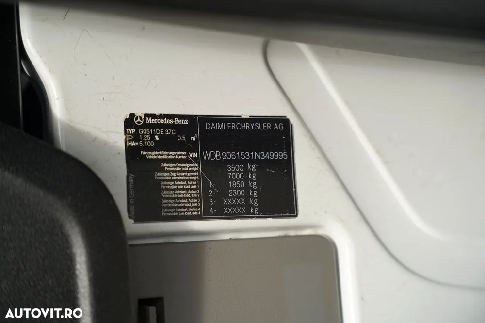 Mercedes-Benz SPRINTER / BASCULATOR - 3.5M / DUBLU / MANUAL / IMPORTAT - 37