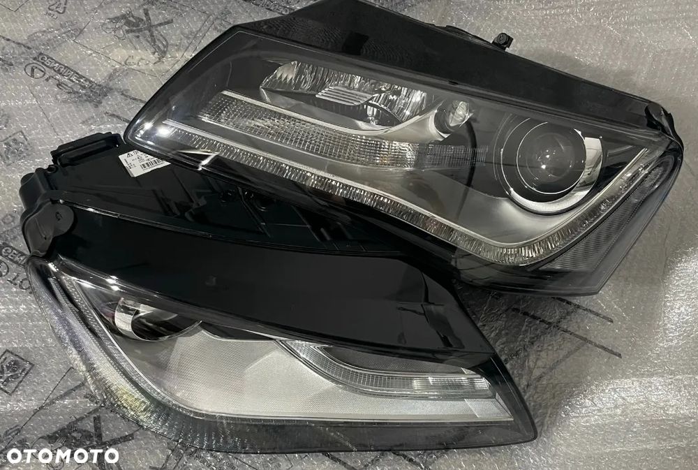 Audi A8 D4 4H reflektory lampy bi xenon skrętne prawy lewy kompletne - 1