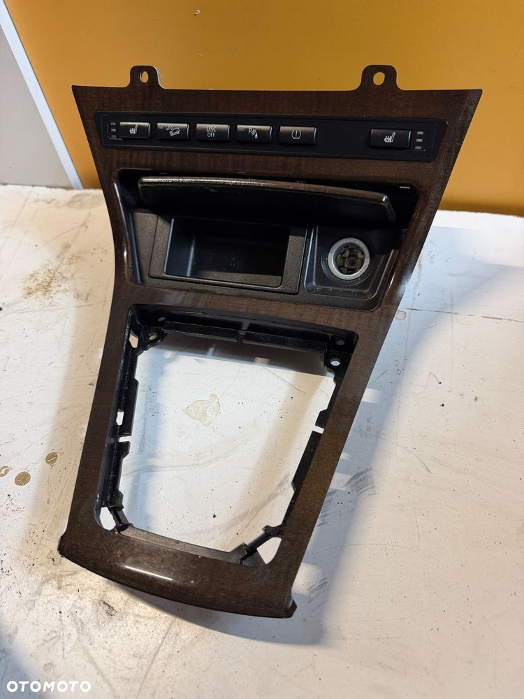 Dekory drewno Bmw e83 Europa Bardzo Ładne ! 4 rączki + tunel komplet - 4
