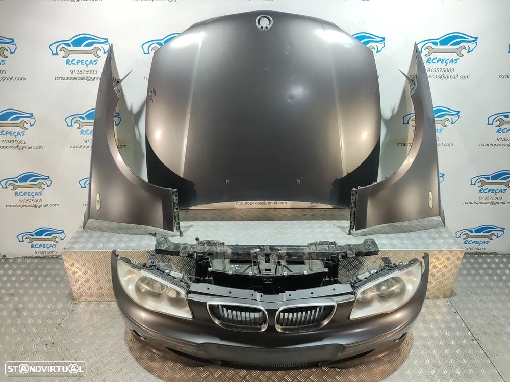 FRENTE COMPLETA BMW SERIE 1 E87 E81 PRE-LCI CAPOT PARACHOQUES GUARDA-LAMAS OTICAS RADIADOR VENTILADOR FRENTE FIBRA REFORÇO - 11