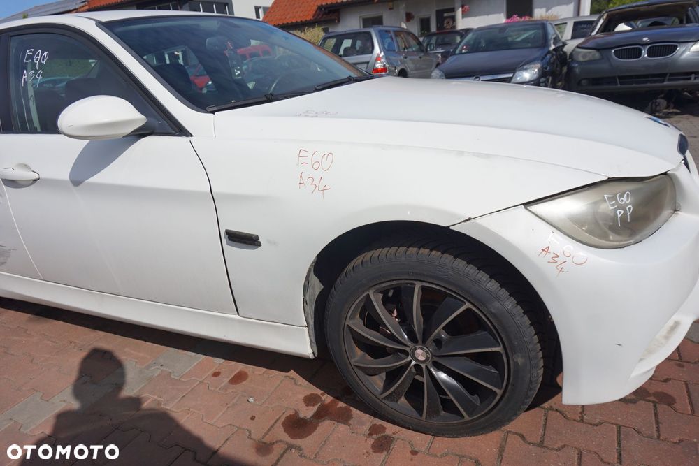 MASKA ZDERZAK BŁOTNIKI LAMPY 3 E90 A34 M-PAKIET BMW 2004-2008 BIAŁY PRZÓD KOMPLETNY - 15