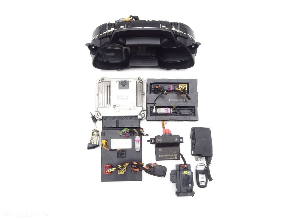 Zestaw startowy licznik komputer stacyjka moduł 8k1907115a audi a4 b8 1.8 t - 2