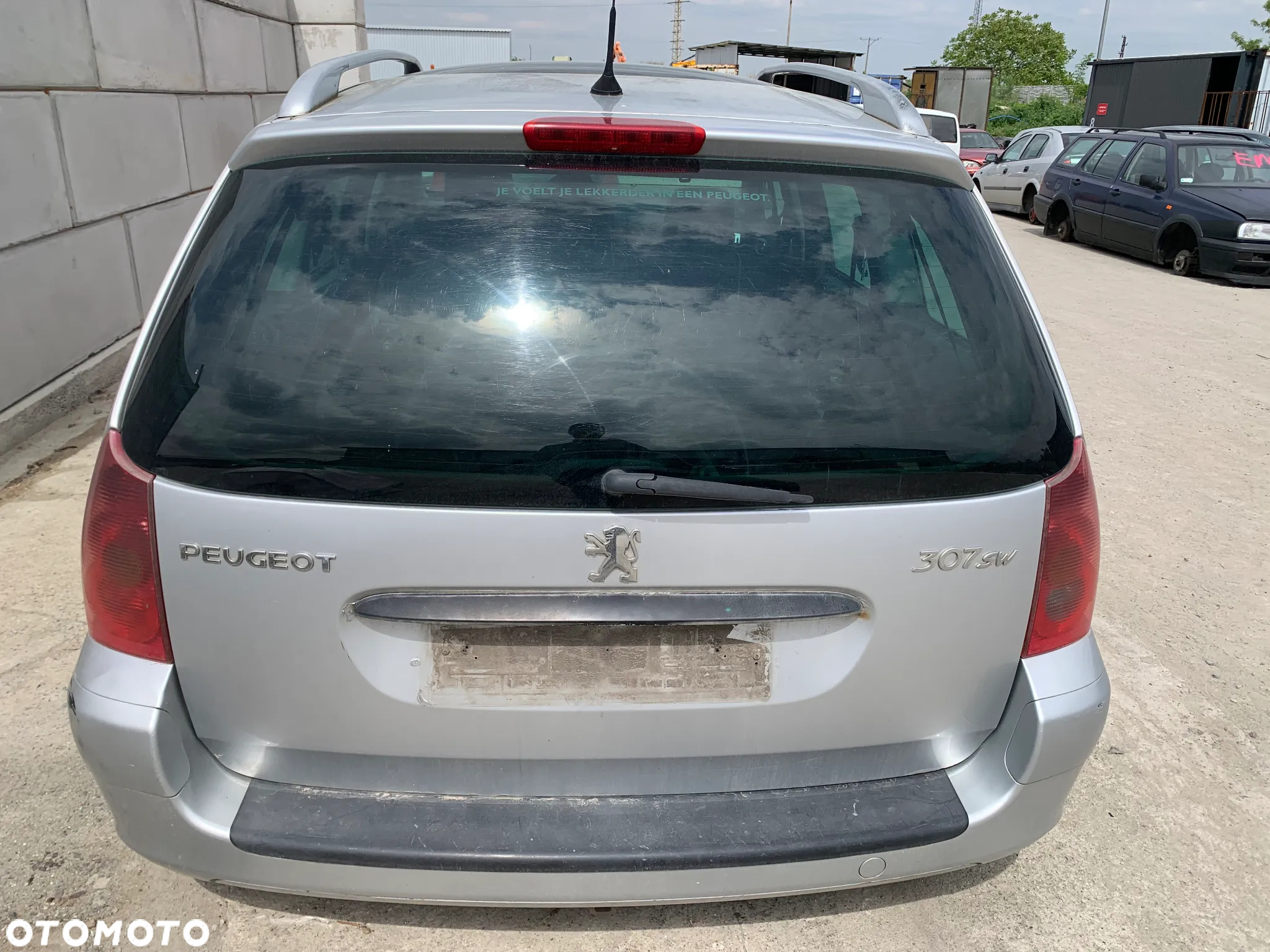PEUGEOT 307SW 2005 *SAMOCHÓD NA CZĘŚCI* 584 MASKA LAMPA DRZWI LUSTERKO ZDERZAK GRILL BŁOTNIK KLAPA BELKA PRAWE LEWE PRZÓD TYŁ - 3