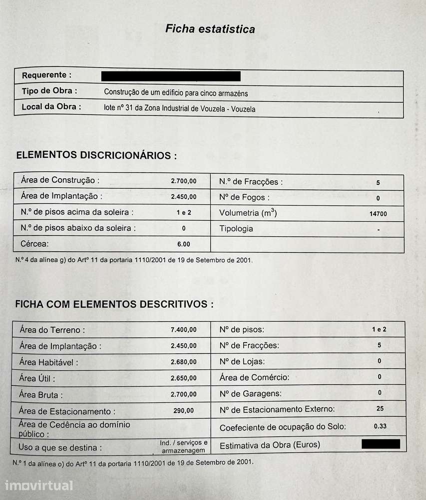 Terreno Zona Ind. Vouzela – Vouzela - Grande imagem: 5/20