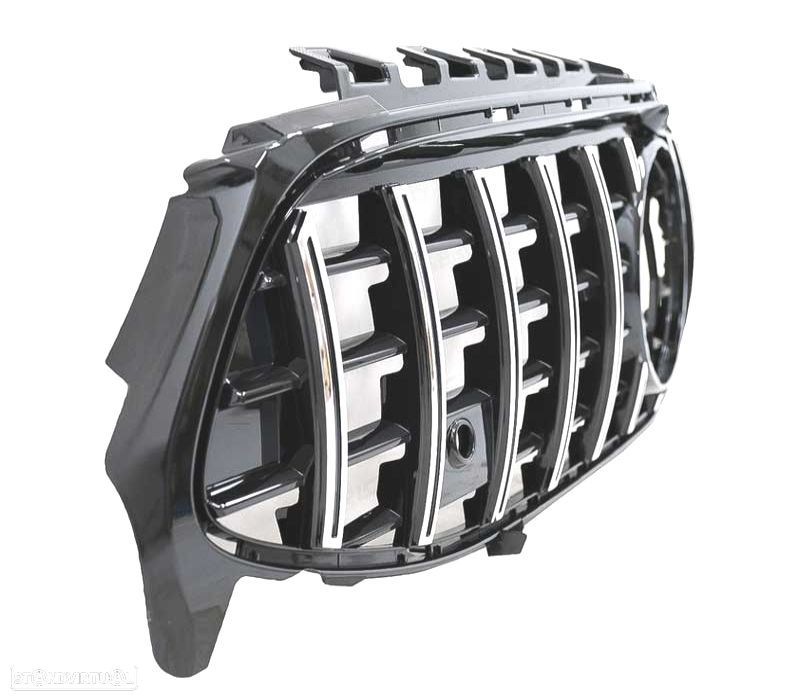 GRELHA FRONTAL MERCEDES CLA W118 19- LOOK GTR CROMADO - 3
