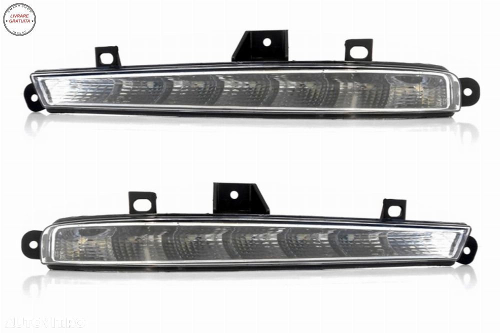 Lumini de zi dedicate LED DRL Mercedes W221 S-Class (2010-2013) Dreapta Stanga- livrare gratuita - 1