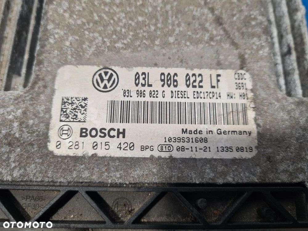 VOLKSWAGEN GOLF VI STEROWNIK SILNIKA 03L906022LF CLCA, CBDC - 6