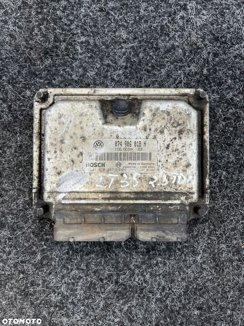 komputer sterownik silnika vw lt 35 2.5 TDI 074906018H - 2