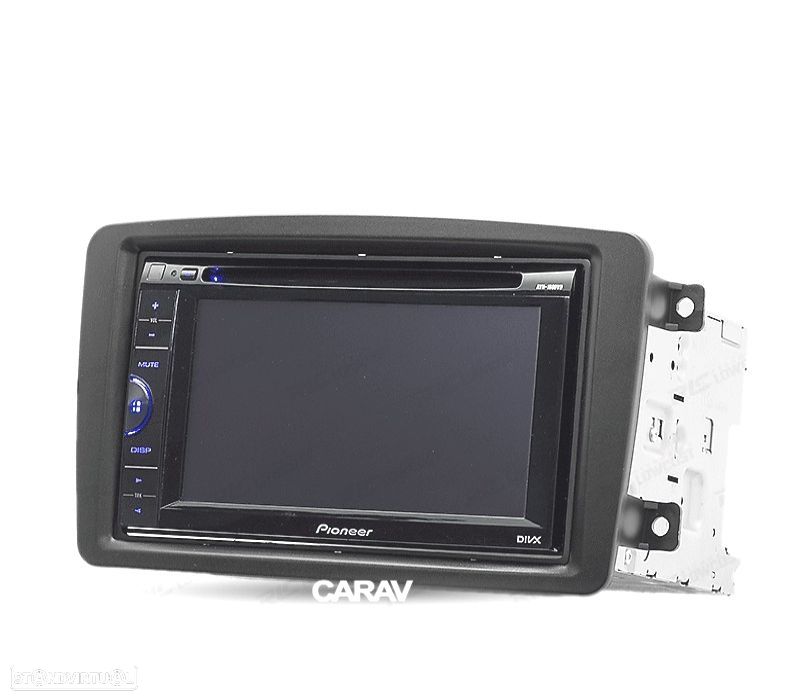 MOLDURA ADAPTADOR PRETO PARA RADIO 2-DIN MERCEDES CLASE-C W203 CLASE-CLK W209 CLASE-G W463 VIANO VIT - 2
