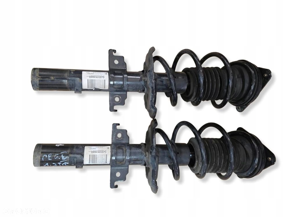 KOMPLET MCPHERSON AMORTYZATORY PRZEDNIE PRZÓD RENAULT MEGANE IV 543025368R - 1