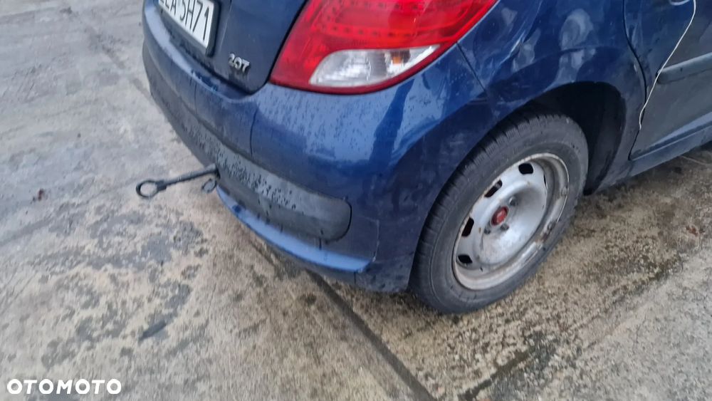 PEUGEOT 207 LIFT ZDERZAK TYŁ - 2