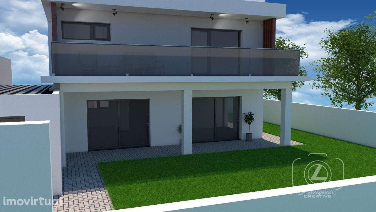 Terreno urbano-projeto aprovado | 418 m² | Charneca da Caparica - Grande imagem: 4/4