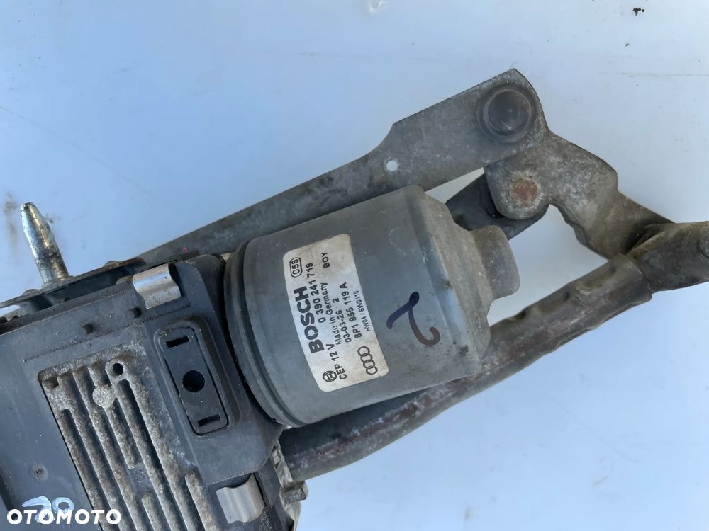 Mechanizm wycieraczek przód Audi A3 8P 8P1955119A 8P1955119E 8P1955023K 8P1955119F - 2