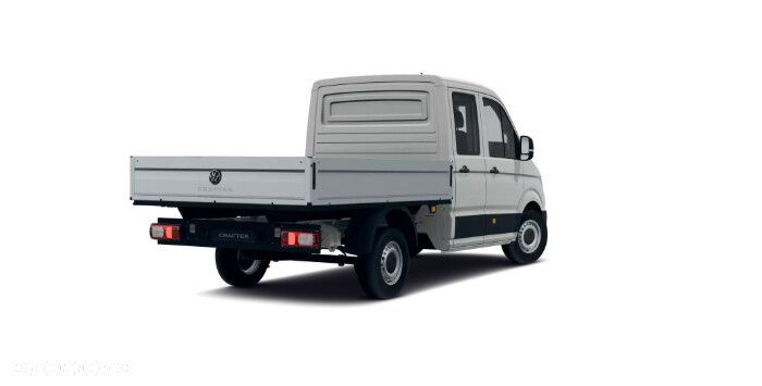 Volkswagen Crafter 35 Skrzyniowy z podwójną kabiną silnik: 2,0 l EU6 SCR 140 KM / skrzynia biegów: Przedni napęd manualna 6-biegowa rozstaw osi: 3640 mm - 3