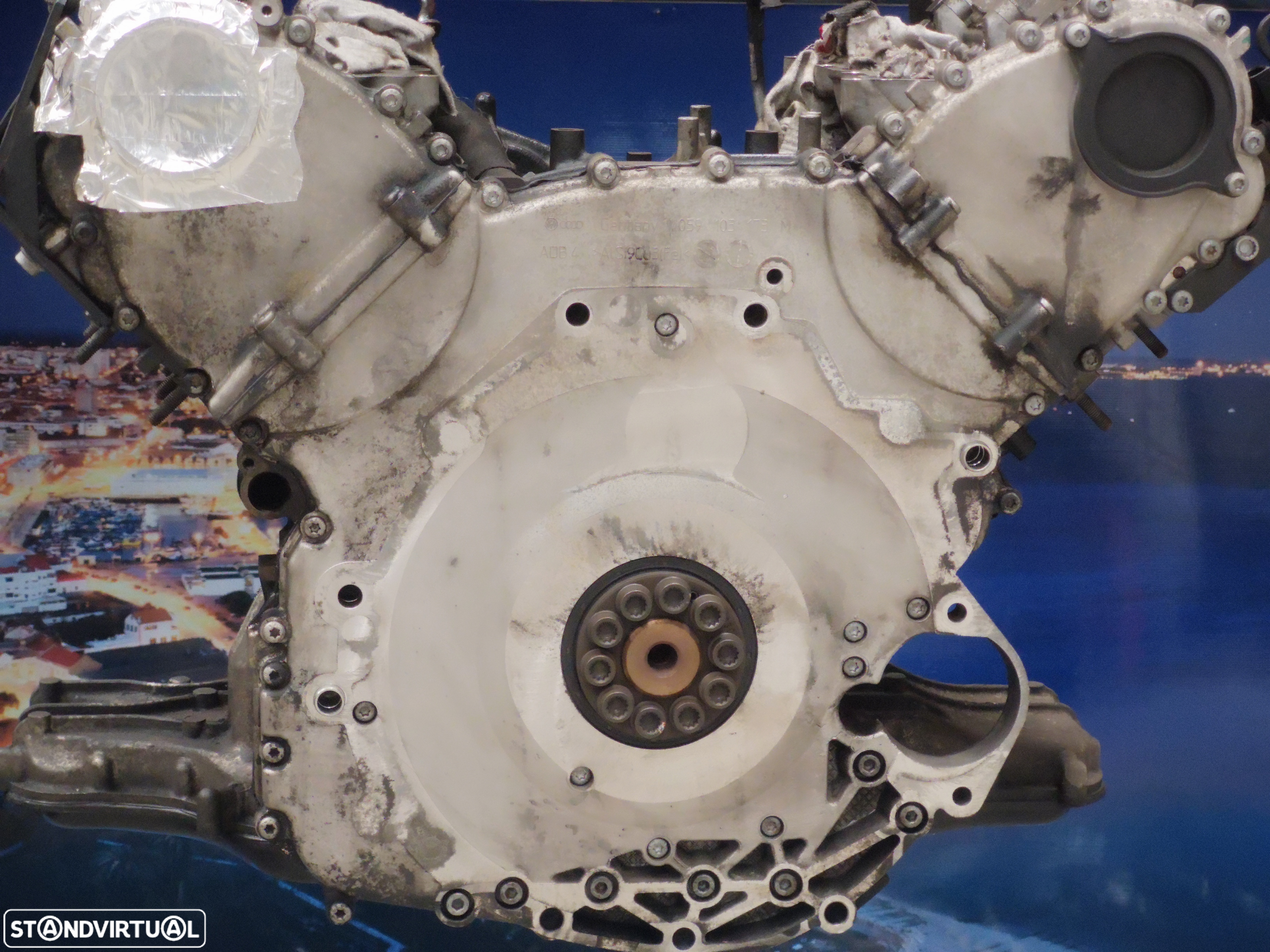Motor bloco com cabecas conjunto Audi a8 d3 4e0 ASB 3.0TDI 232cv V6 2004-2009 . - 5
