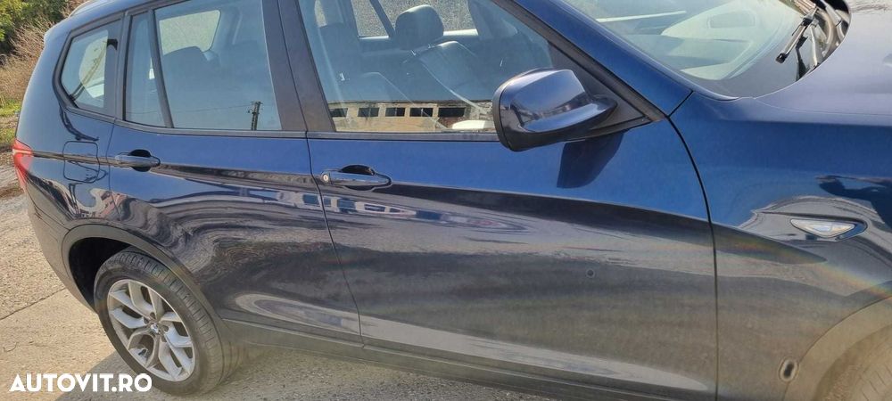 Capota aripa far bara usa trager BMW X3 F25 Tiefseeblau Metallic A76 - 5