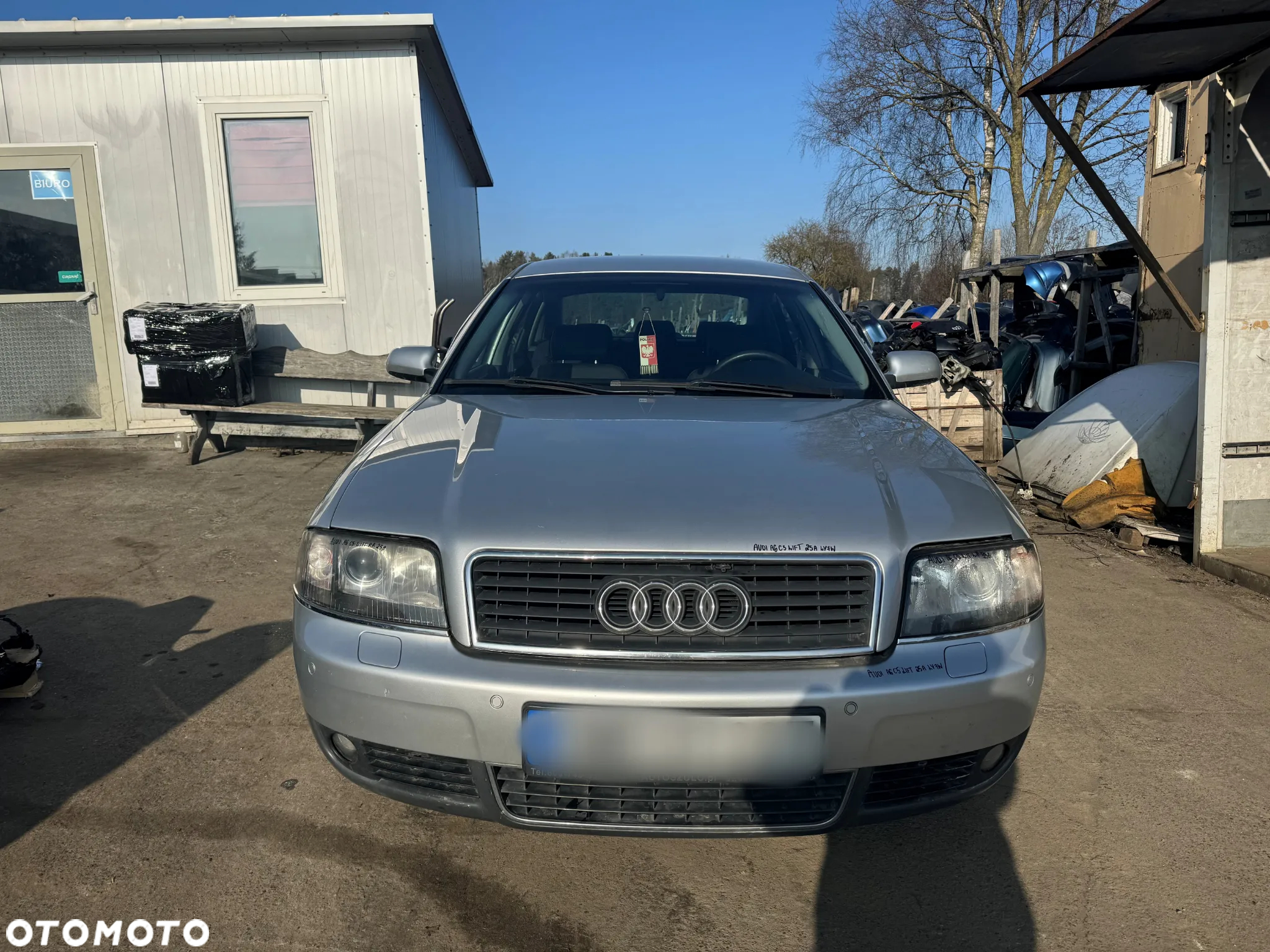 AUDI A6 C5 LIFT 2002 2.0 FSI 130KM 95kW LY7W SEDAN NA CZĘŚCI - 2