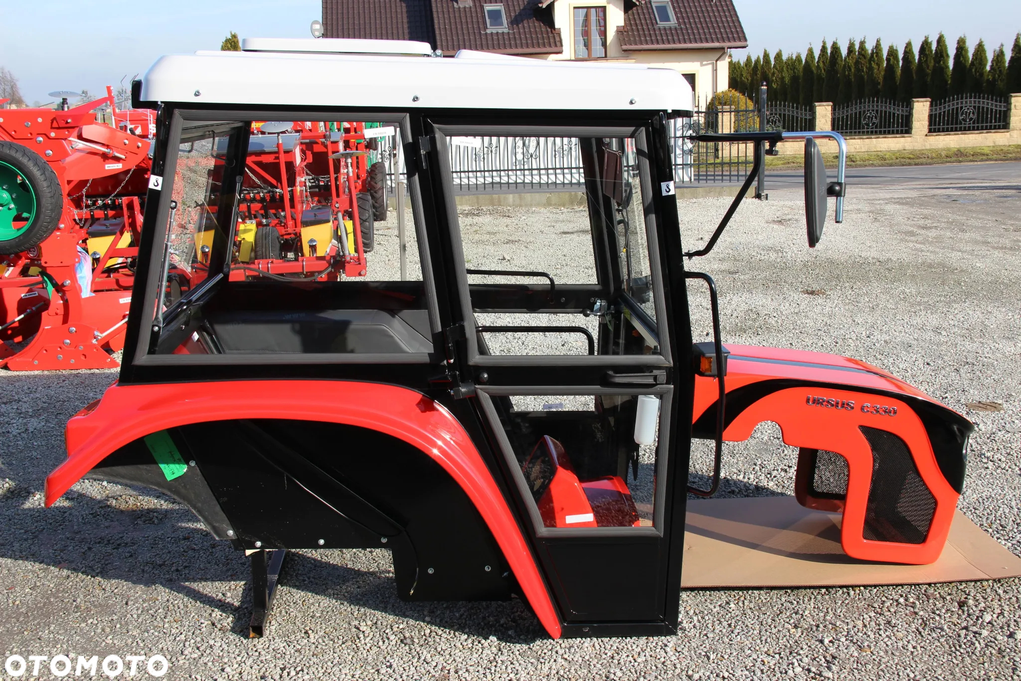 Kabina C330 maska C- 330 Naglak zestaw wiśniowy kabiny maska - 5