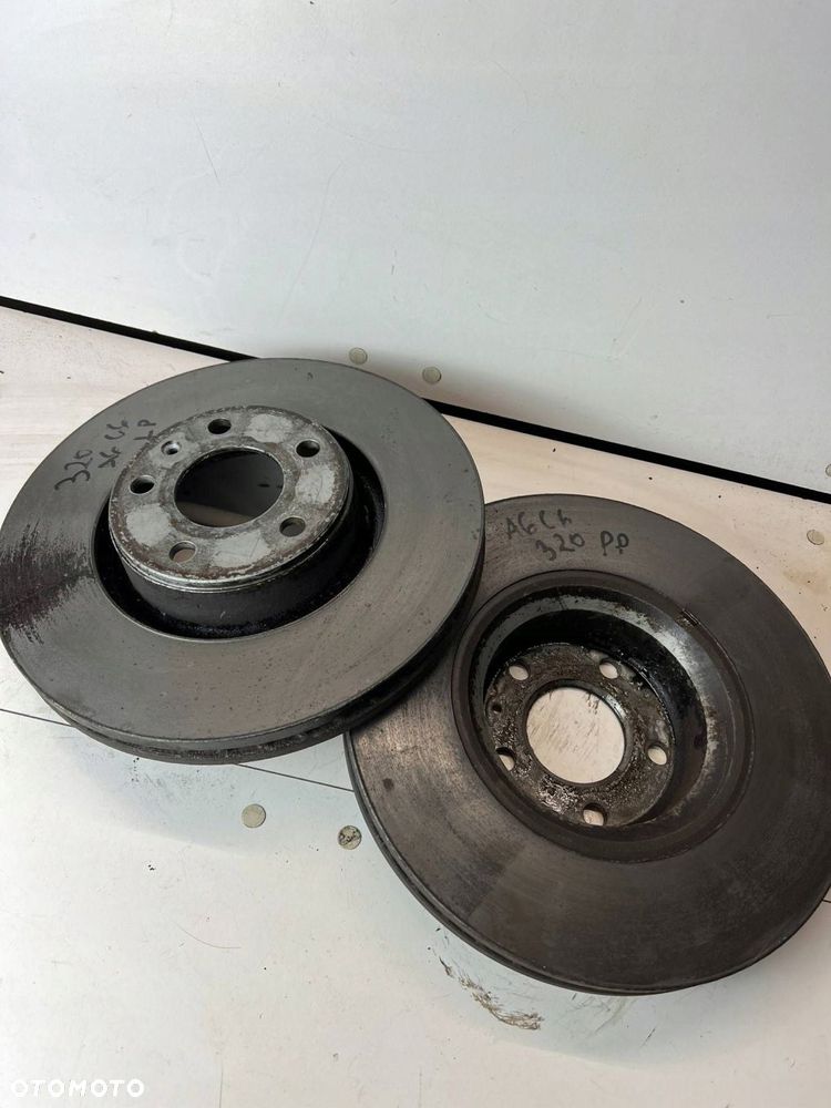 Tarcza hamulca przedniego 320mm Audi A6 S6 C6 4F 2010 PPRZÓD KOMPLET - 1