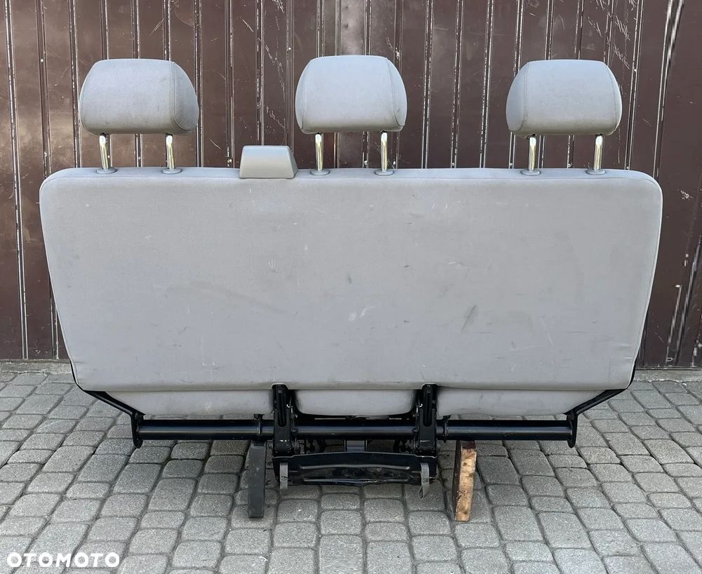 KANAPA ŁAWKA TRÓJKA 3 RZĄD TYŁ FOTEL TAPICERKA MATERIAŁ L LLL VW T5 LIFT T6 CARAVELLE TRANSPORTER EU - 5